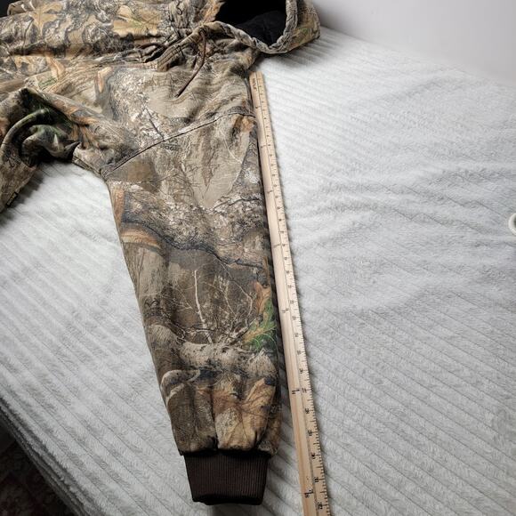 Brazos Work Force Camo Jacket XL Hooded Quilted Liner Outdoor Hunting Core - Picture 9 of 14